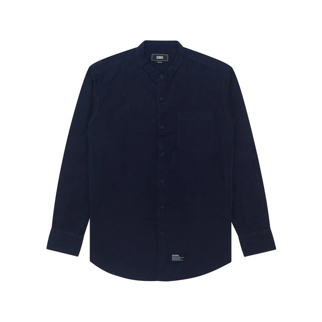 Longsleeve Shirt FELIX NAVY BLUE sold by Screamous