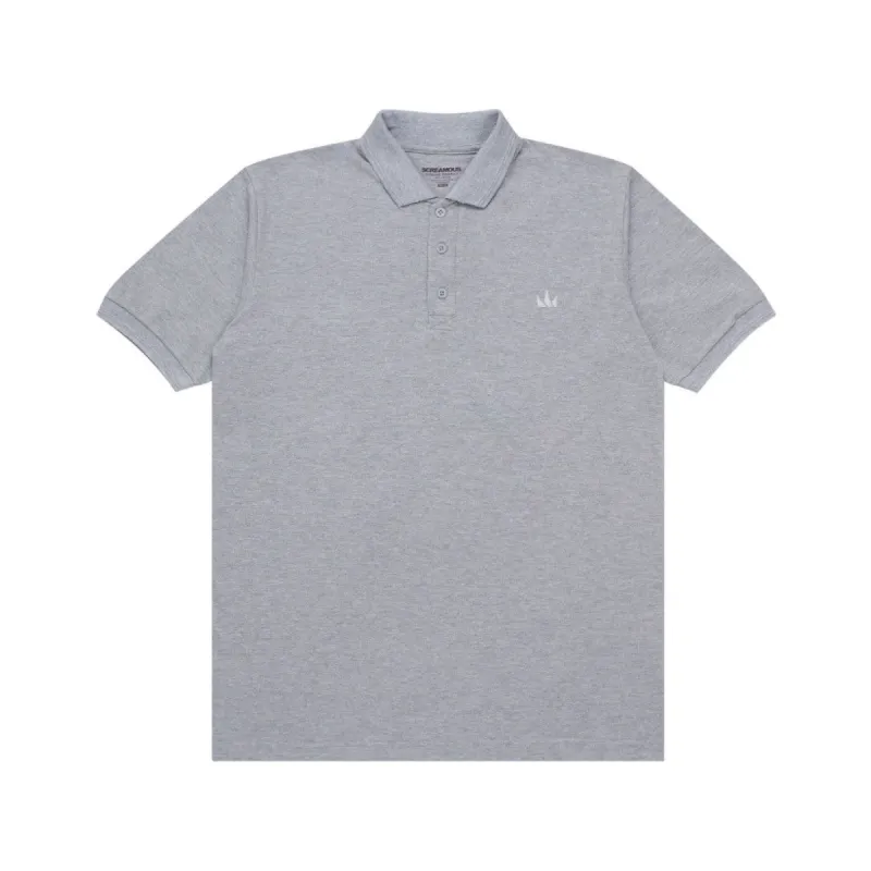 Polo Shirt CROWN SILVER MISTY GREY sold by Screamous