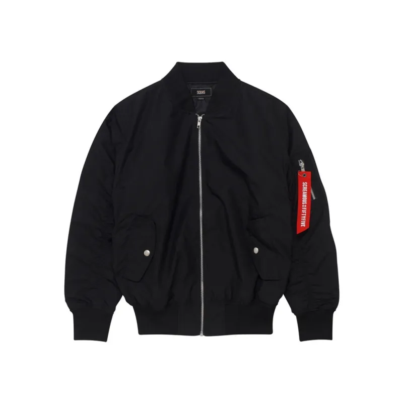 Bomber Jacket LORCA BLACK sold by Screamous