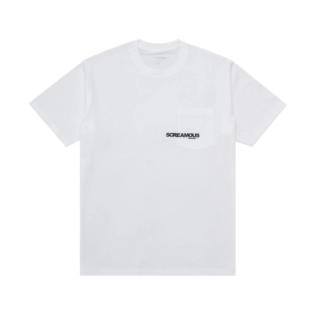 T-Shirt OVERLAY TYPE WHITE sold by Screamous product image thumbnail 5