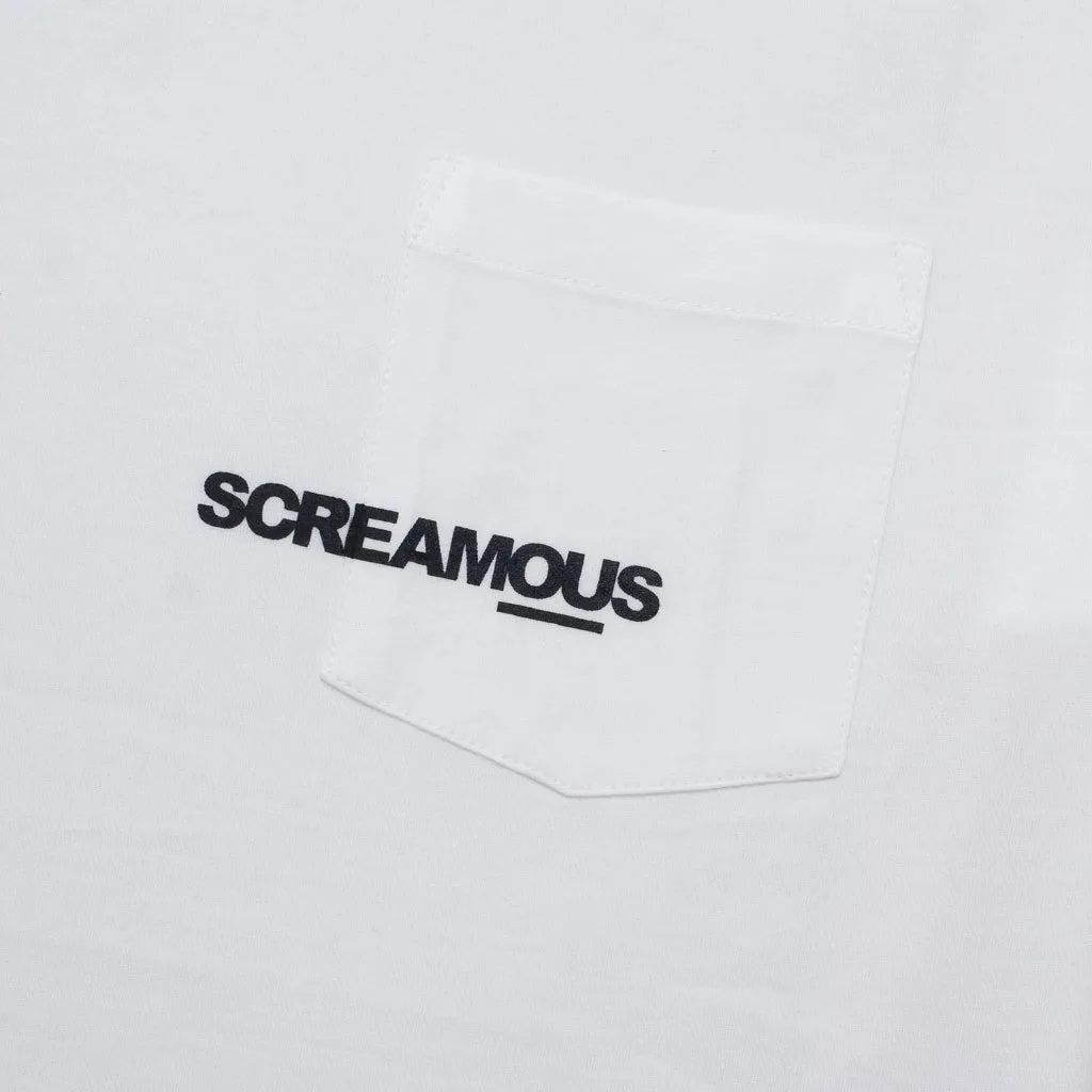 T-Shirt OVERLAY TYPE WHITE sold by Screamous product image thumbnail 2