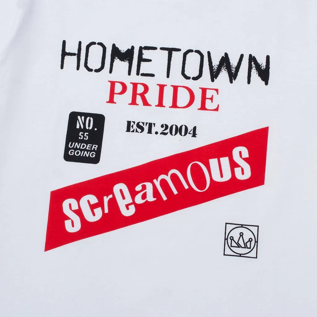 T-Shirt PUNK WHITE sold by Screamous product image thumbnail 2