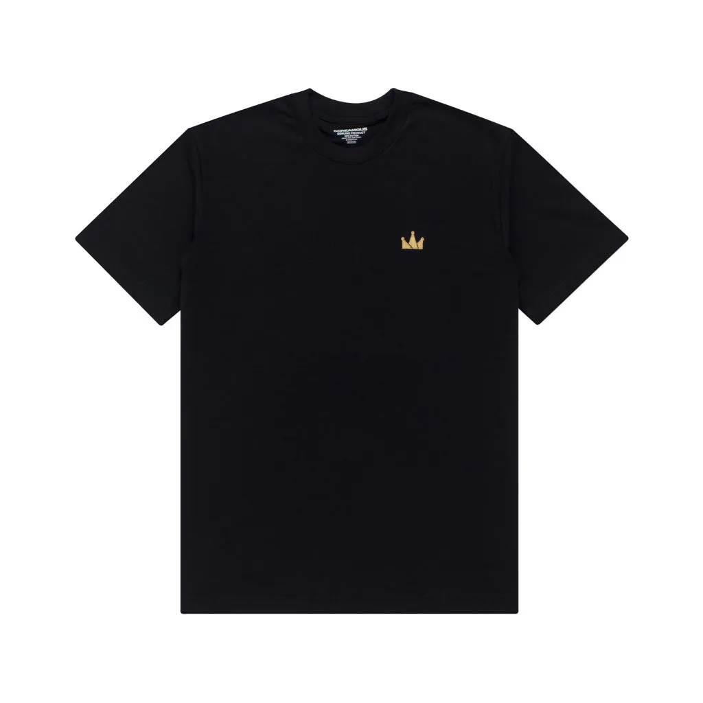 T-Shirt CROWN LOGO SS BLACK sold by Screamous product image thumbnail 5