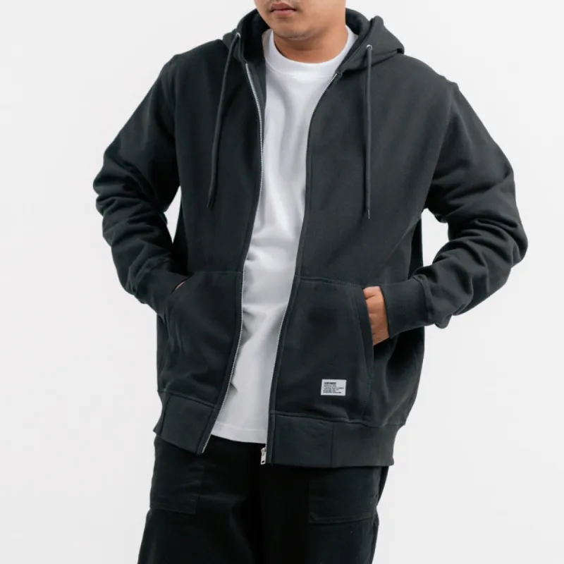 Sweater Pria Basic Pullover Zipper Hoodie Sean Black sold by Screamous