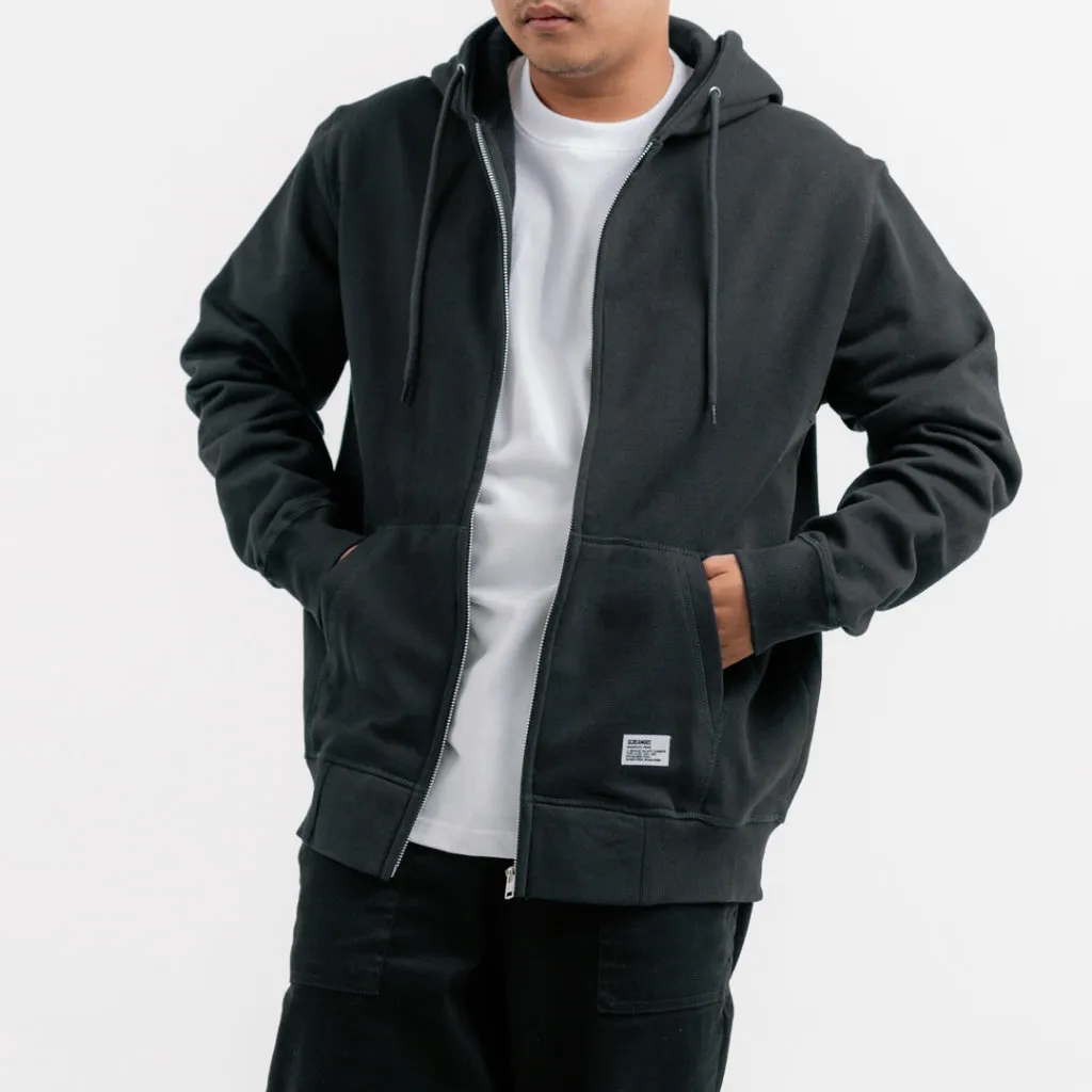 Sweater Pria Basic Pullover Zipper Hoodie Sean Black sold by Screamous