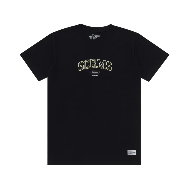 GAMESOME T-Shirt WARP TYPE BLACK sold by Screamous