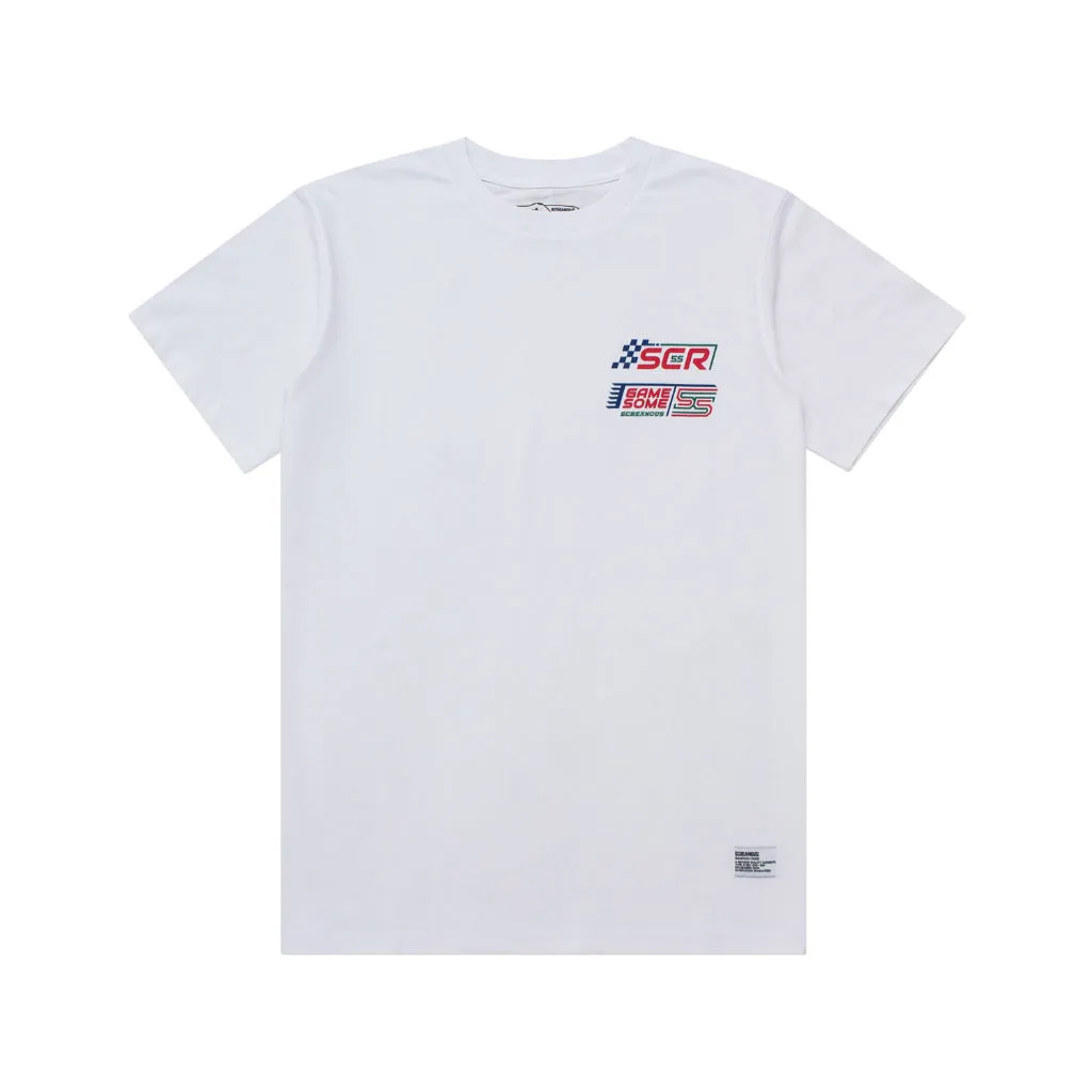 GAMESOME T-Shirt PIT BOX WHITE sold by Screamous