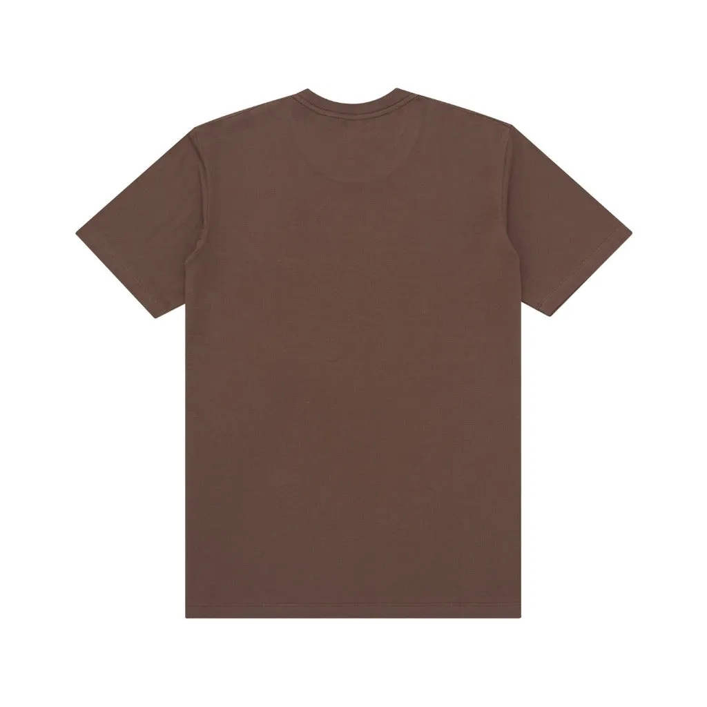 T-Shirt CROWN LOGO SS DARK BROWN sold by Screamous product image thumbnail 3