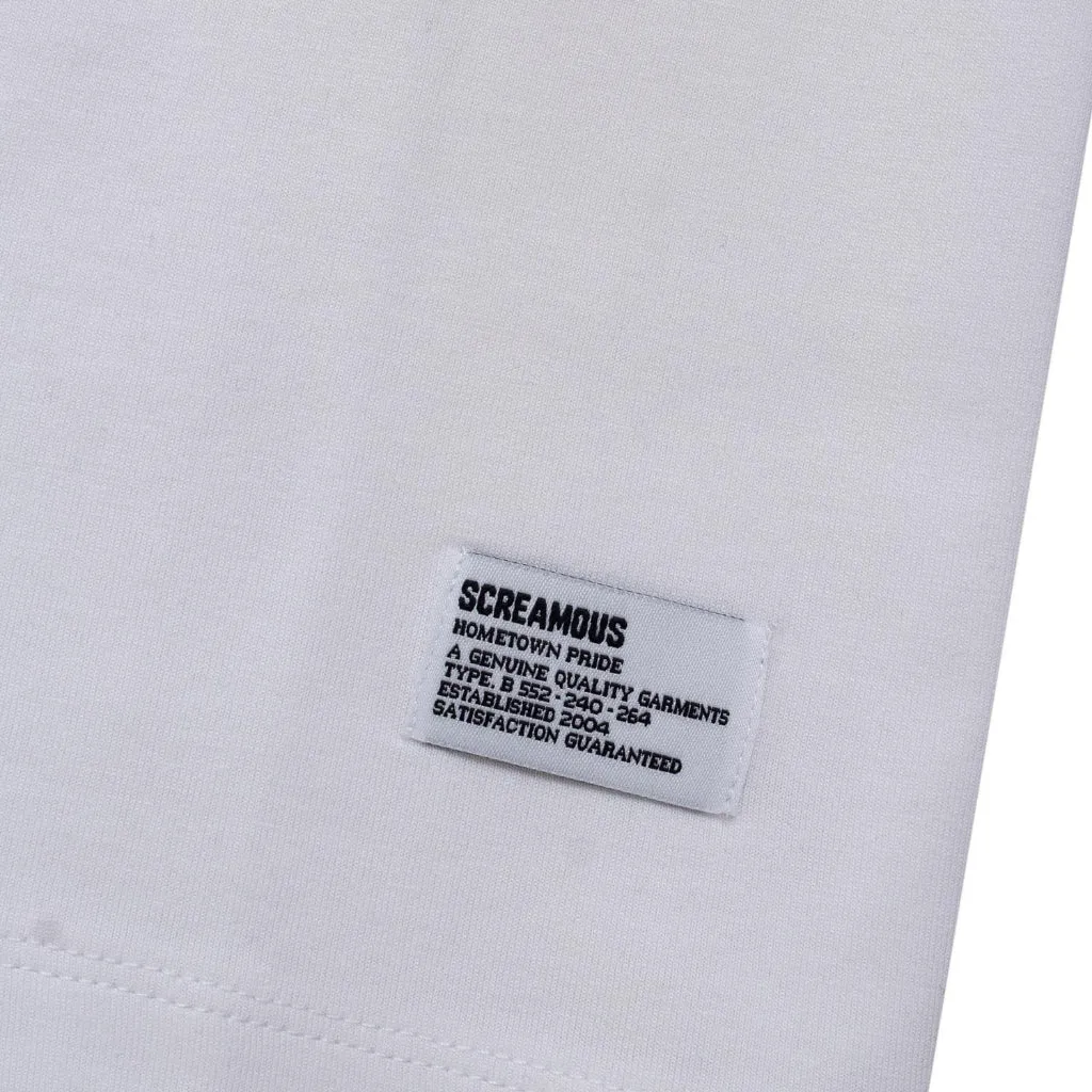 GAMESOME T-Shirt RACE FLAG WHITE sold by Screamous product image thumbnail 3