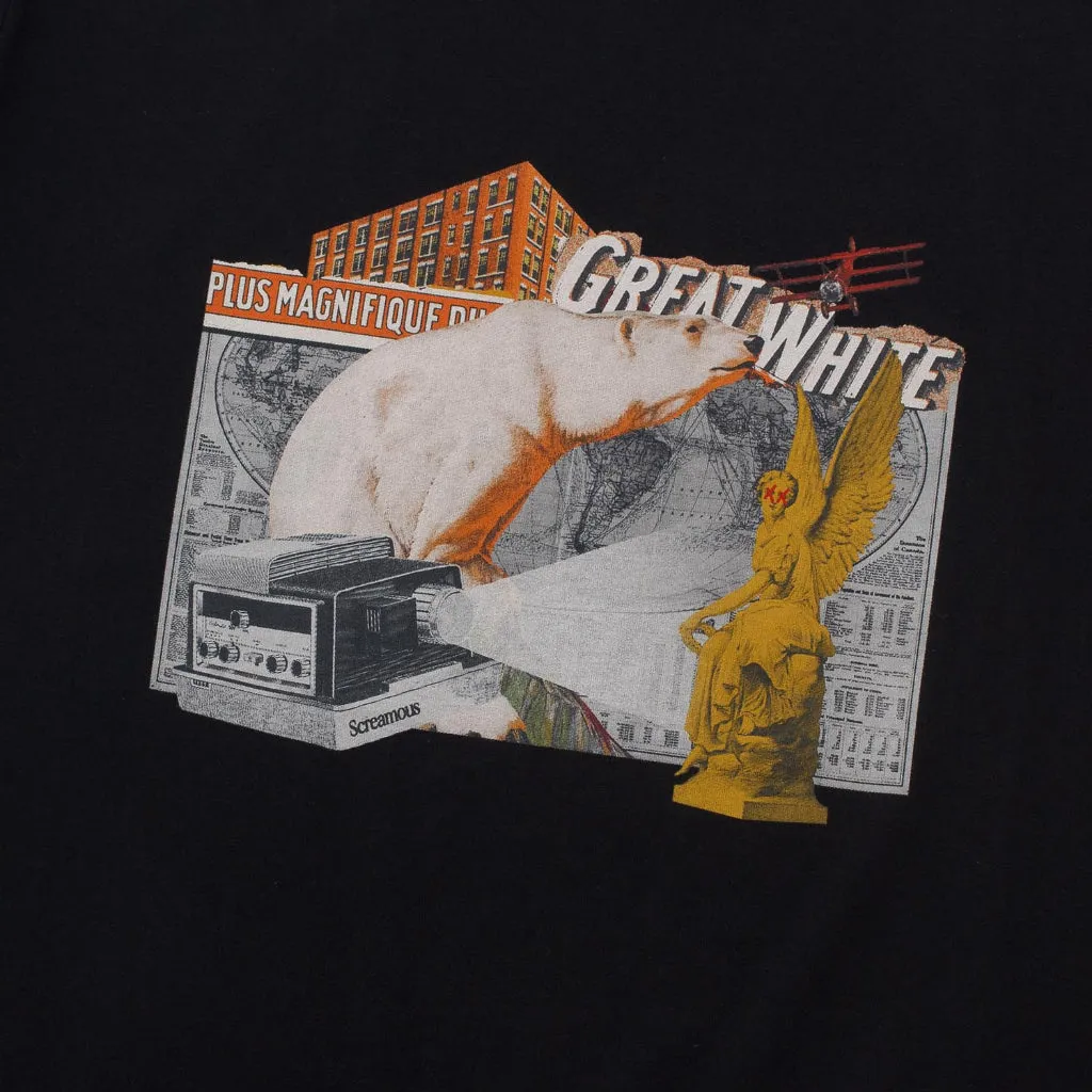 T-Shirt GREAT WHITE BLACK sold by Screamous product image thumbnail 2