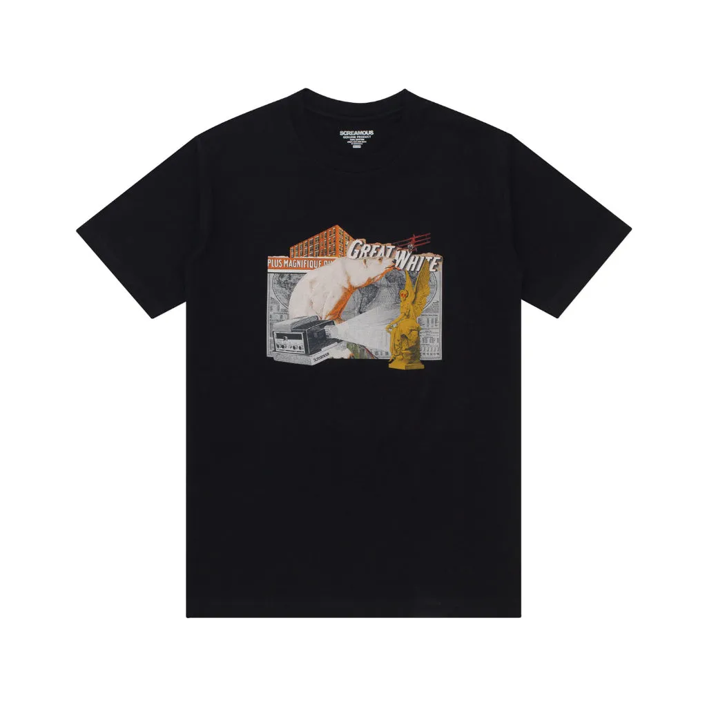 T-Shirt GREAT WHITE BLACK sold by Screamous