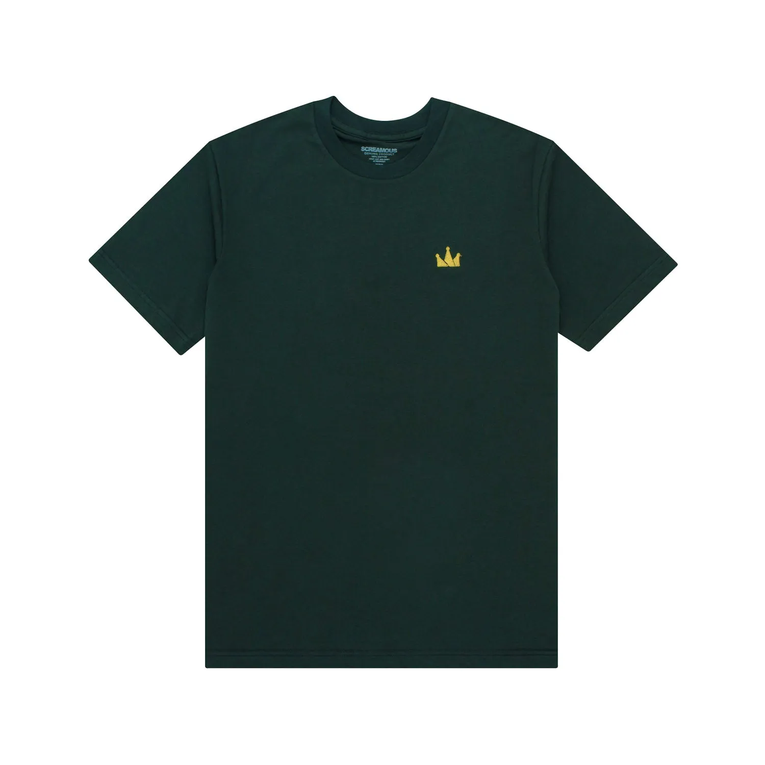 T-Shirt CROWN LOGO SS FOREST GREEN sold by Screamous product image thumbnail 5