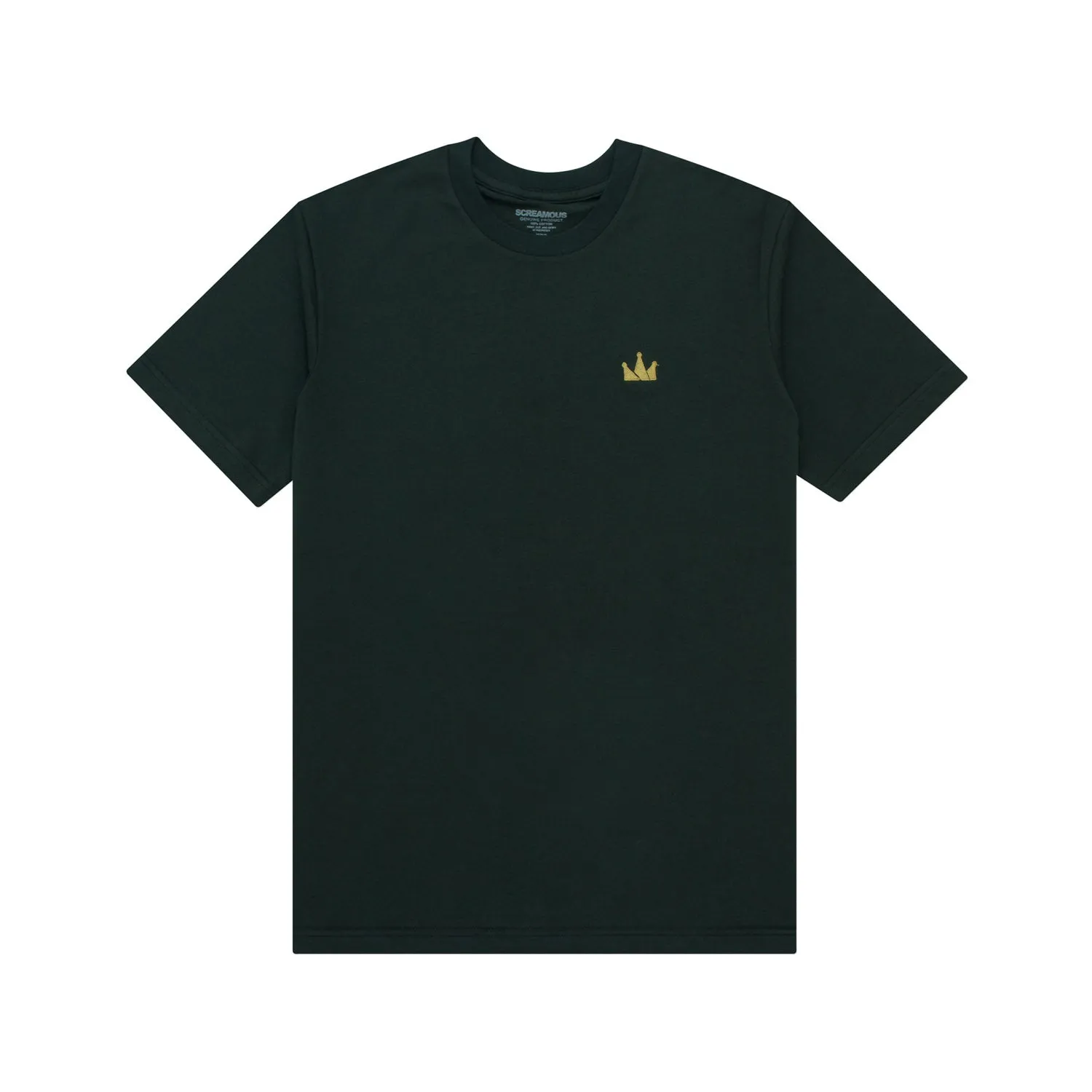 T-Shirt CROWN LOGO SS FOREST GREEN sold by Screamous