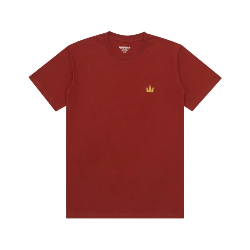 T-Shirt CROWN LOGO SS TERRACOTA sold by Screamous