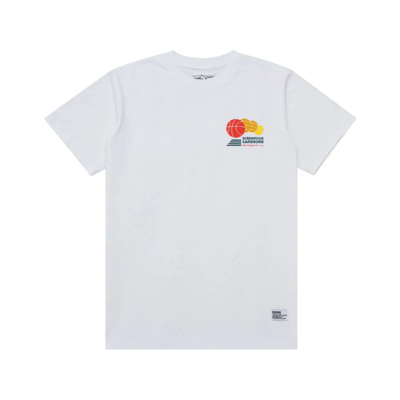 GAMESOME T-Shirt STATE CHAMP WHITE sold by Screamous