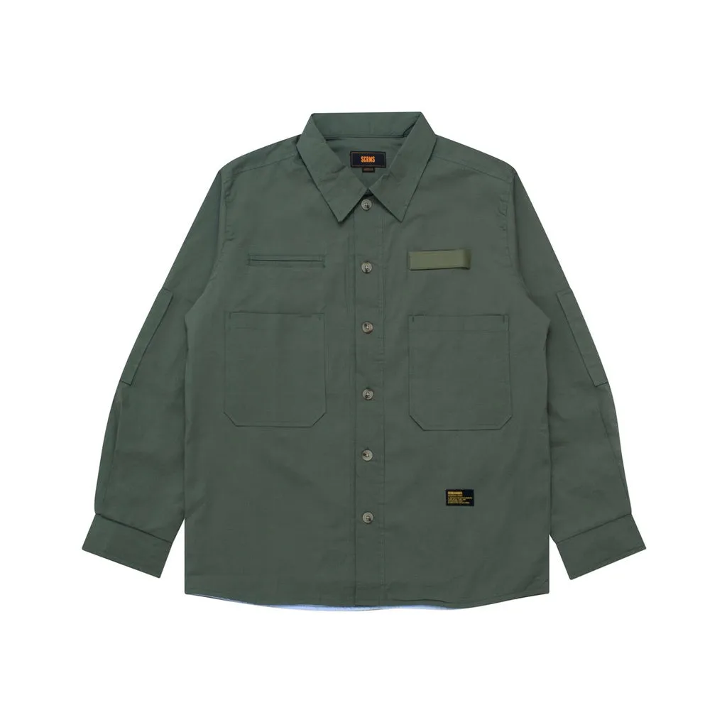 CAPSULE SERIES Overshirt Jacket MOGWAA OLIVE sold by Screamous