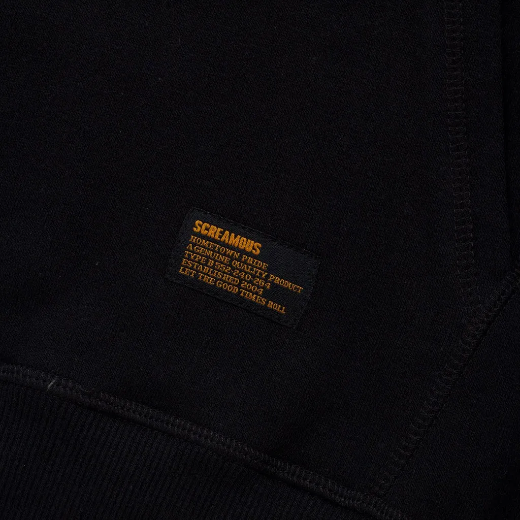 Hoodie LEGEND TINY BLACK BLACK sold by Screamous product image thumbnail 4