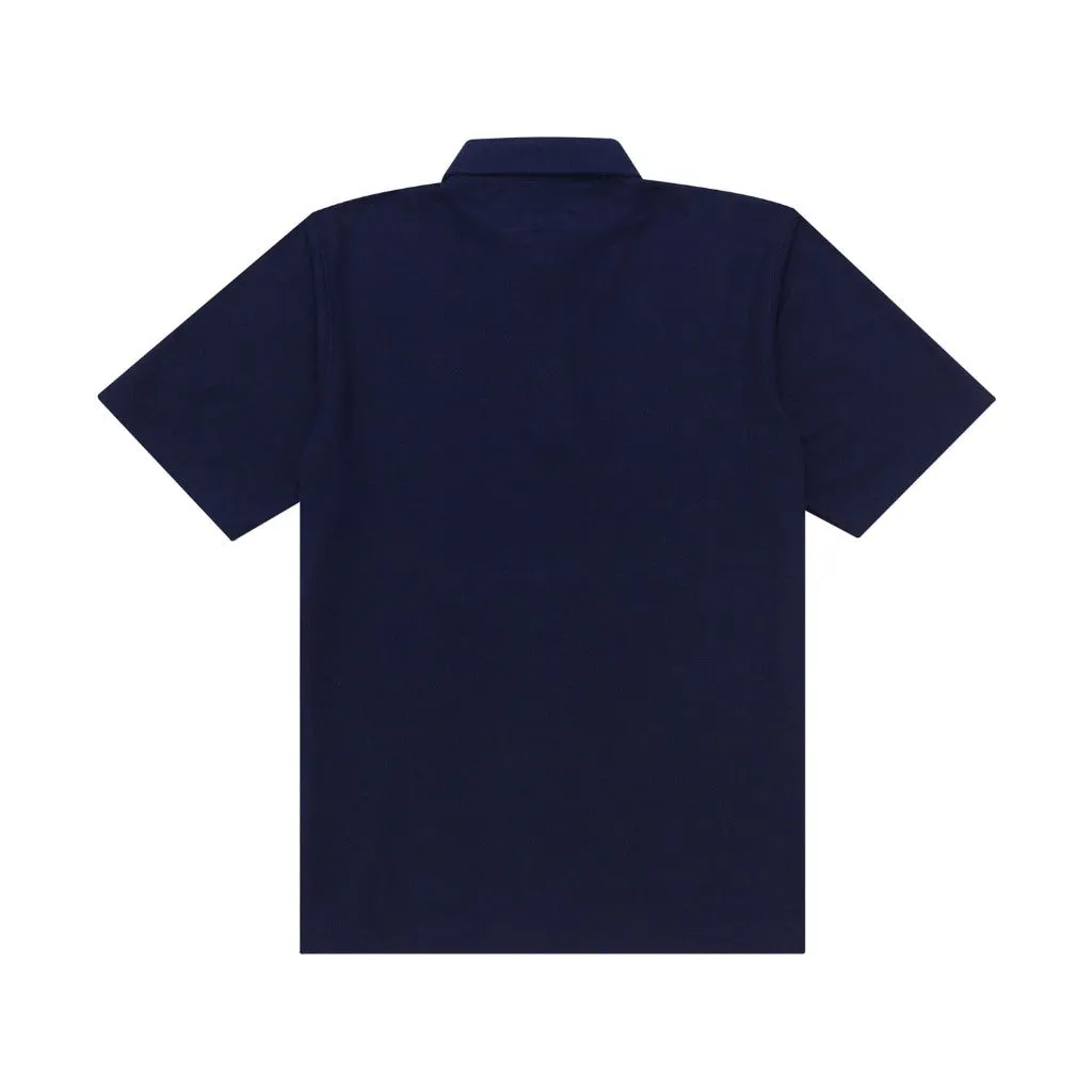 Polo Shirt CROWN WHITE NAVY BLUE sold by Screamous product image thumbnail 4