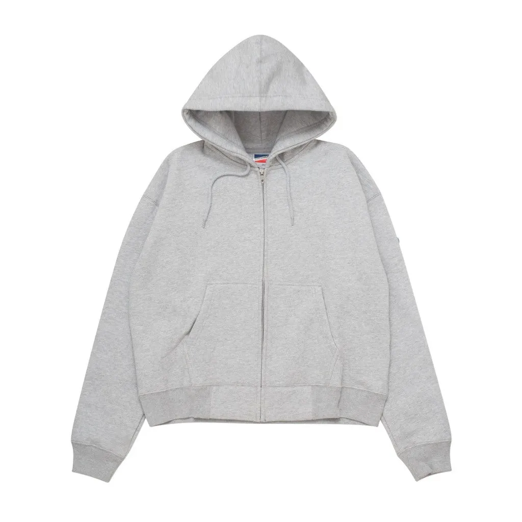 Pullover Zipper Hoodie BOXY FIT FURE MISTY GREY sold by Screamous