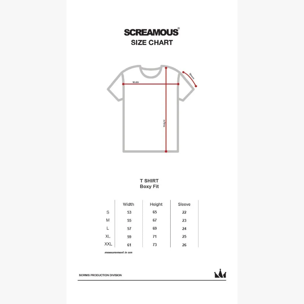 T-Shirt BOXY FIT 16s MAZAL WHITE sold by Screamous product image thumbnail 4