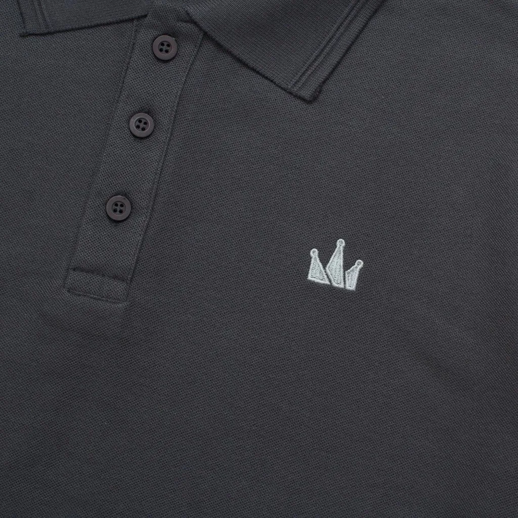 Polo Shirt CROWN DARK GREY DRK GRY sold by Screamous product image thumbnail 3