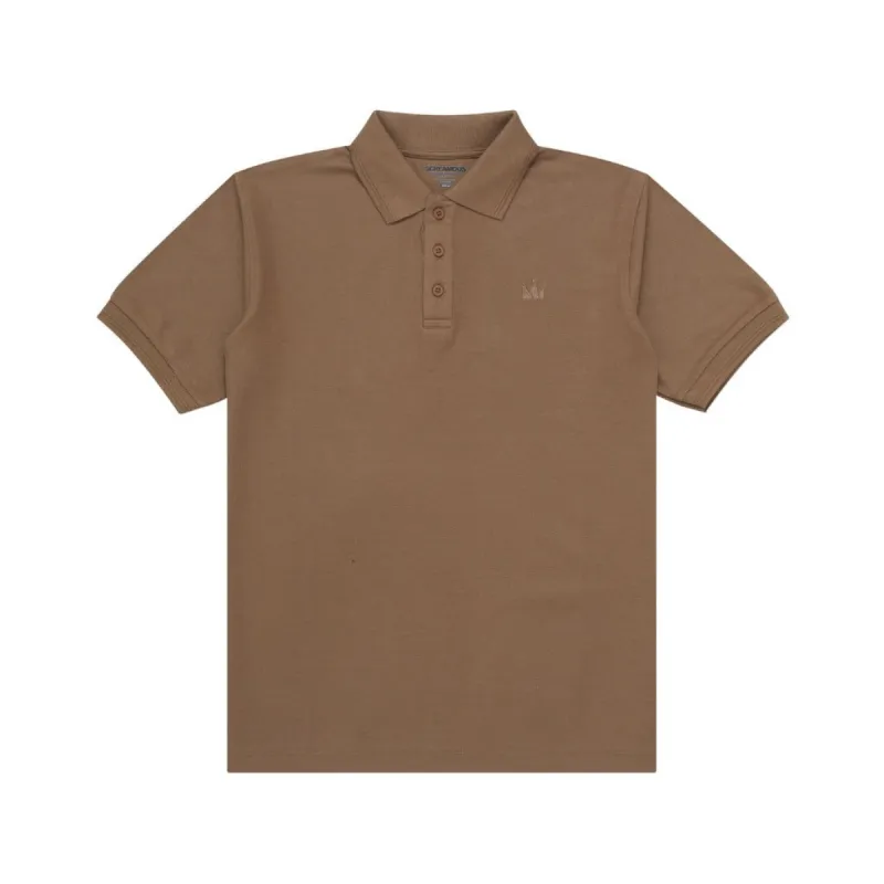 Polo Shirt CROWN CAPPUCINO CPCNO sold by Screamous