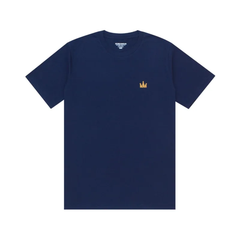 T-Shirt CROWN LOGO SS MIDNIGHT NAVY sold by Screamous