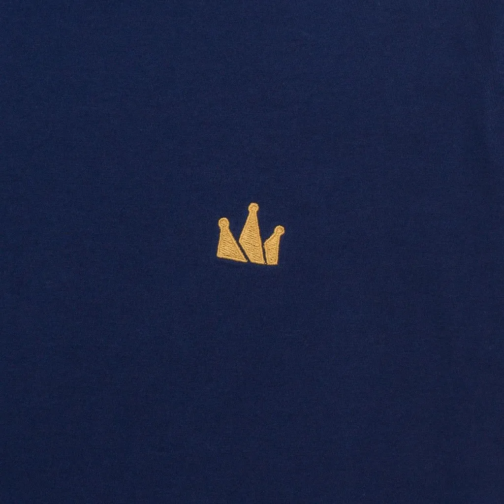 T-Shirt CROWN LOGO SS MIDNIGHT NAVY sold by Screamous product image thumbnail 2