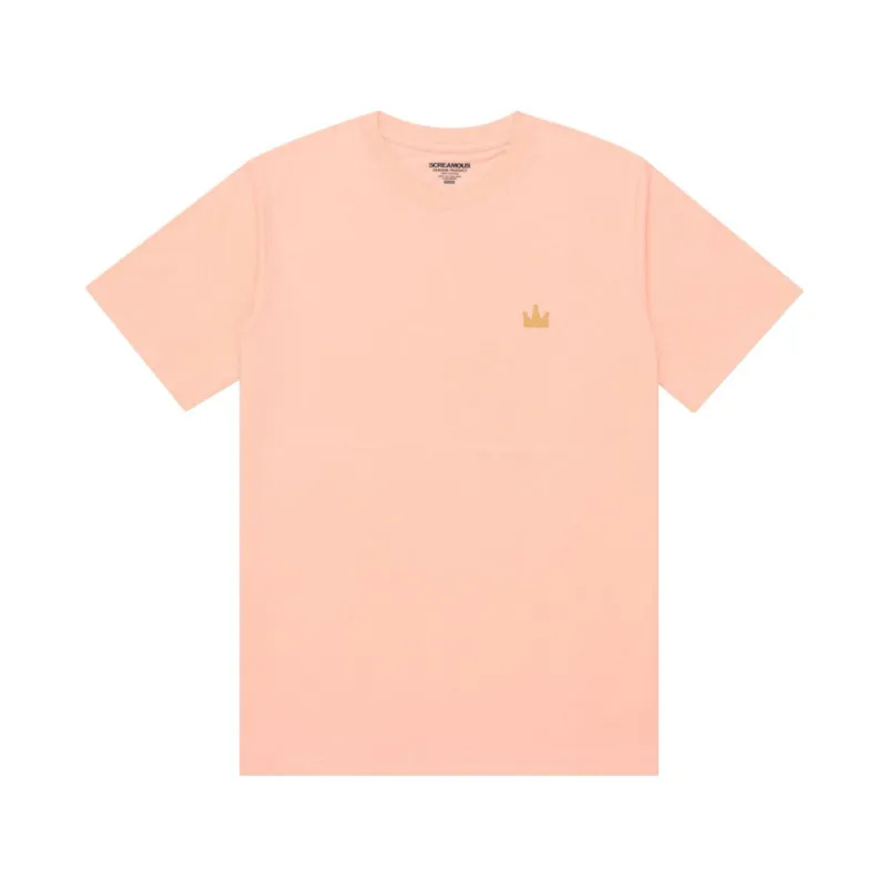 T-Shirt CROWN LOGO SS PEACH MELBA sold by Screamous