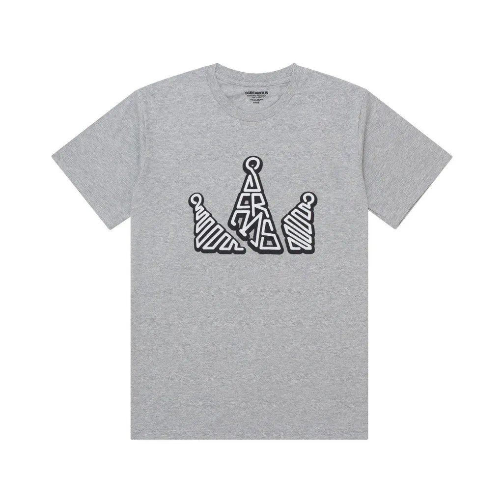 T-Shirt CROWN CURVED MISTY sold by Screamous product image thumbnail 5