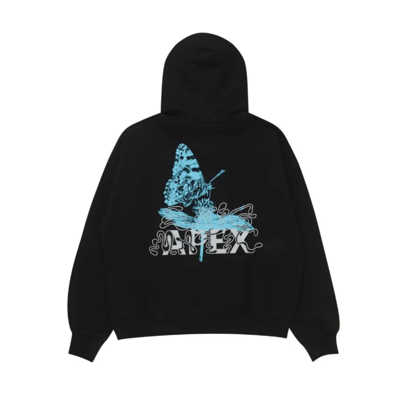 Pullover Hoodie OVERSIZED APEX THE MOTH BLACK sold by Screamous