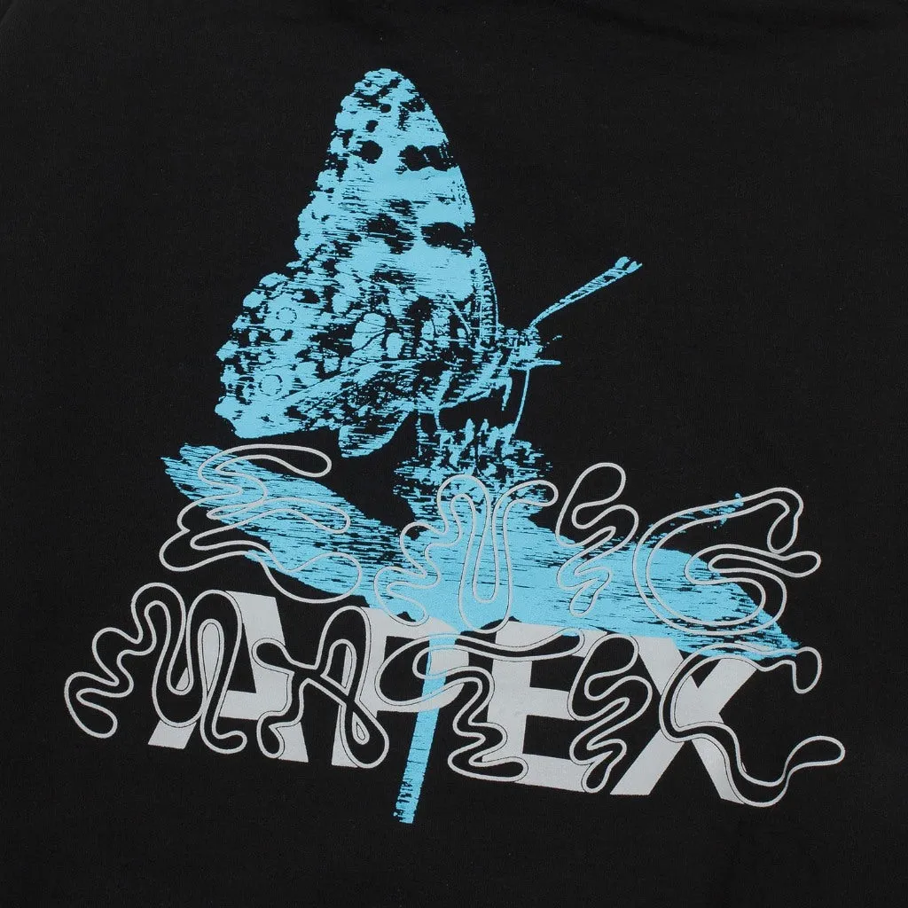 Pullover Hoodie OVERSIZED APEX THE MOTH BLACK sold by Screamous product image thumbnail 4