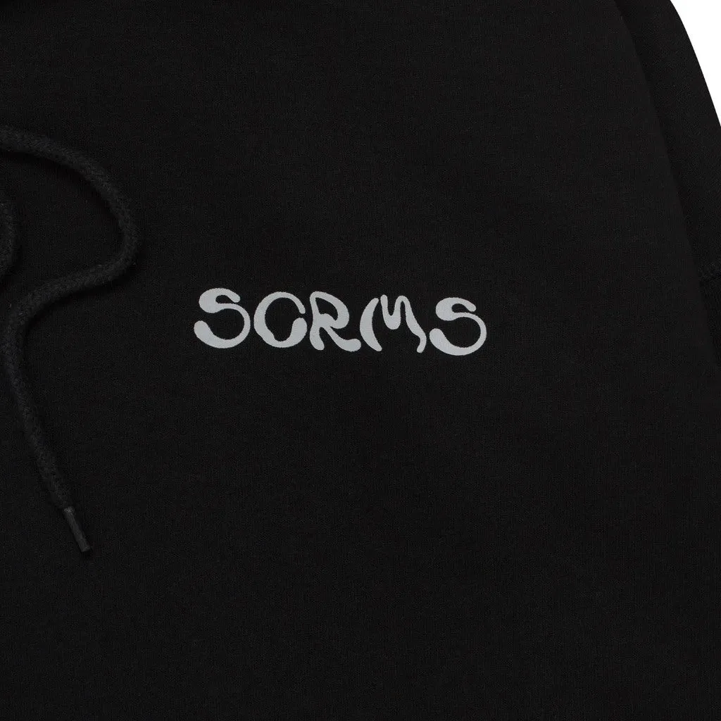 Pullover Hoodie OVERSIZED APEX THE MOTH BLACK sold by Screamous product image thumbnail 3