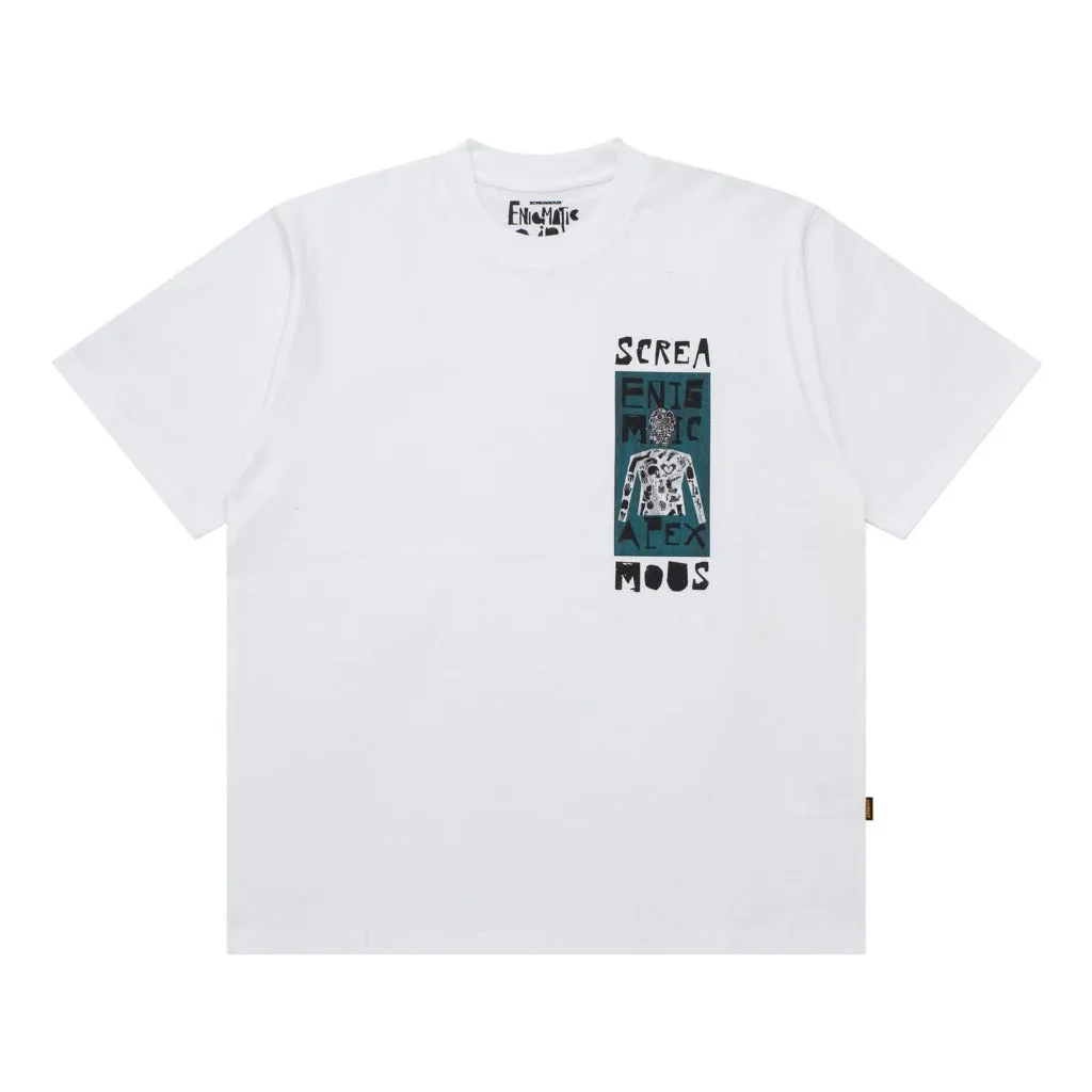 T-Shirt BOXY FIT 16s ENIGMATIC APEX VORACI WHITE sold by Screamous product image thumbnail 5
