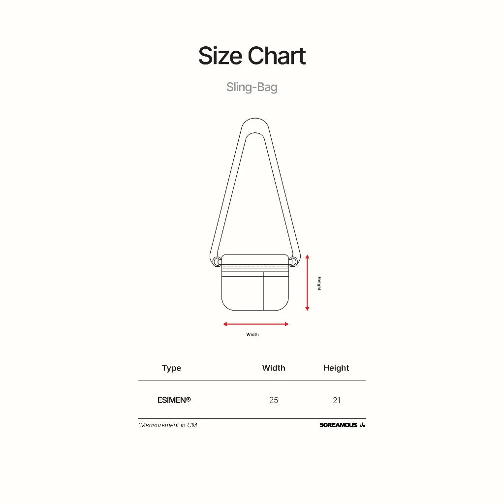 Tas Mini Sling Bag APEX ESIMEN BLACK sold by Screamous product image thumbnail 5