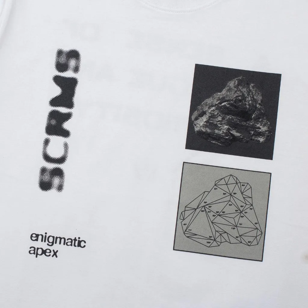 T-Shirt BOXY FIT 16s ENIGMATIC APEX LED GEO WHITE sold by Screamous product image thumbnail 3