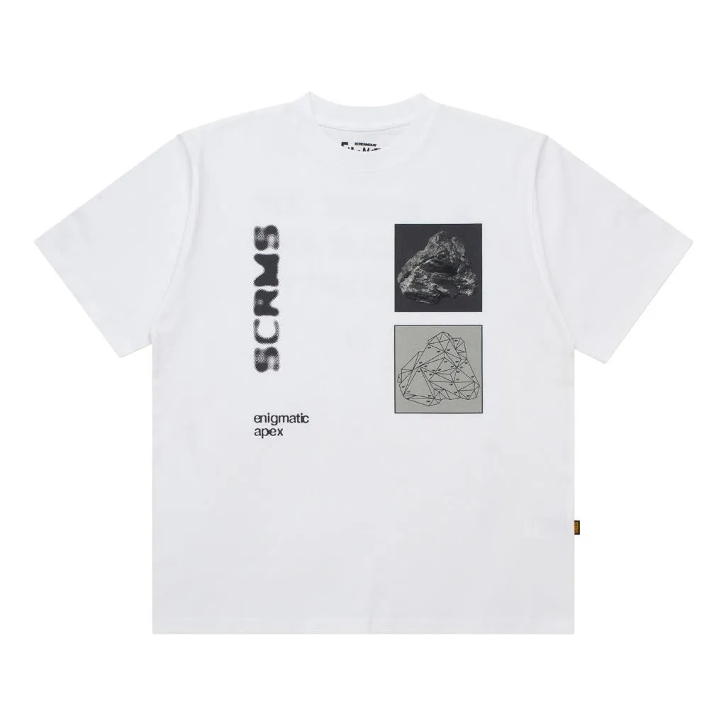 T-Shirt BOXY FIT 16s ENIGMATIC APEX LED GEO WHITE sold by Screamous product image thumbnail 2
