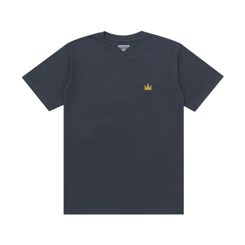 T-Shirt CROWN LOGO SS CHARCOAL sold by Screamous
