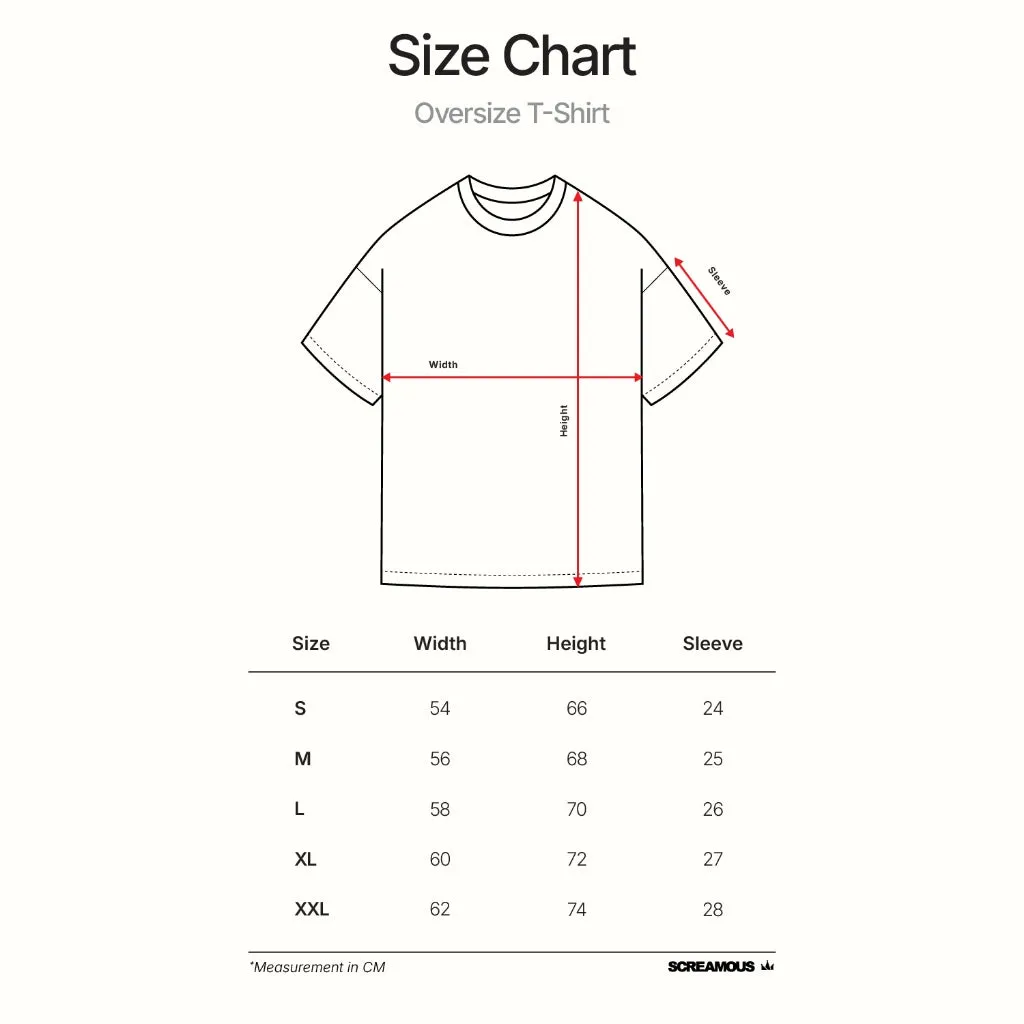 T-Shirt OVERSIZE MIDAS WHITE sold by Screamous product image thumbnail 4