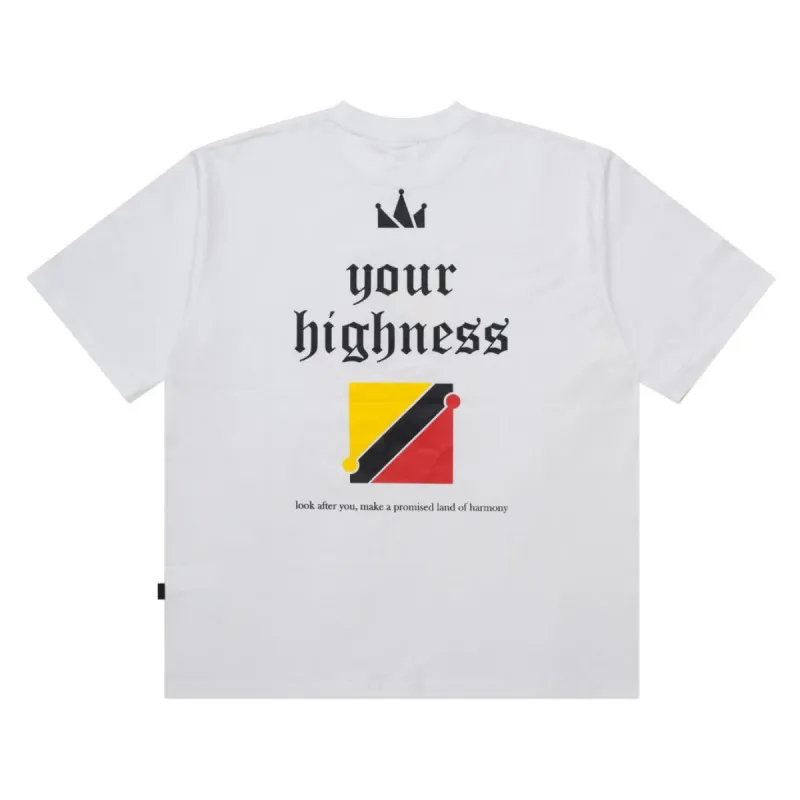 T-Shirt OVERSIZE HIGHNESS WHITE sold by Screamous