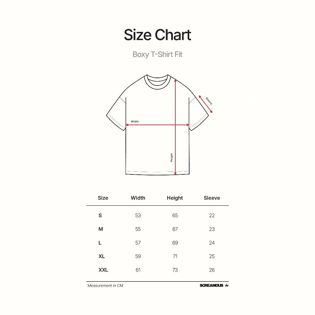 T-Shirt BOXY FIT 16s TYPEFORM and COLLECTIVE SHAPES MUSHROOM WHITE sold by Screamous product image thumbnail 5