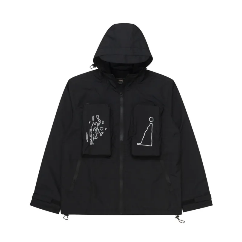 Anorak Jacket ENIGMATIC APEX FLAKE BLACK sold by Screamous