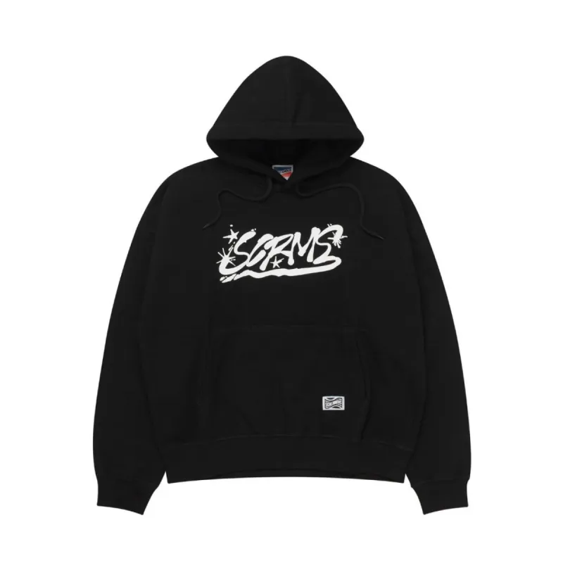Pullover Hoodie Oversize MAZE BLACK sold by Screamous