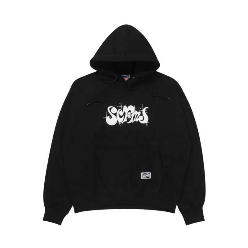 Pullover Hoodie Oversize CURZA BLACK sold by Screamous