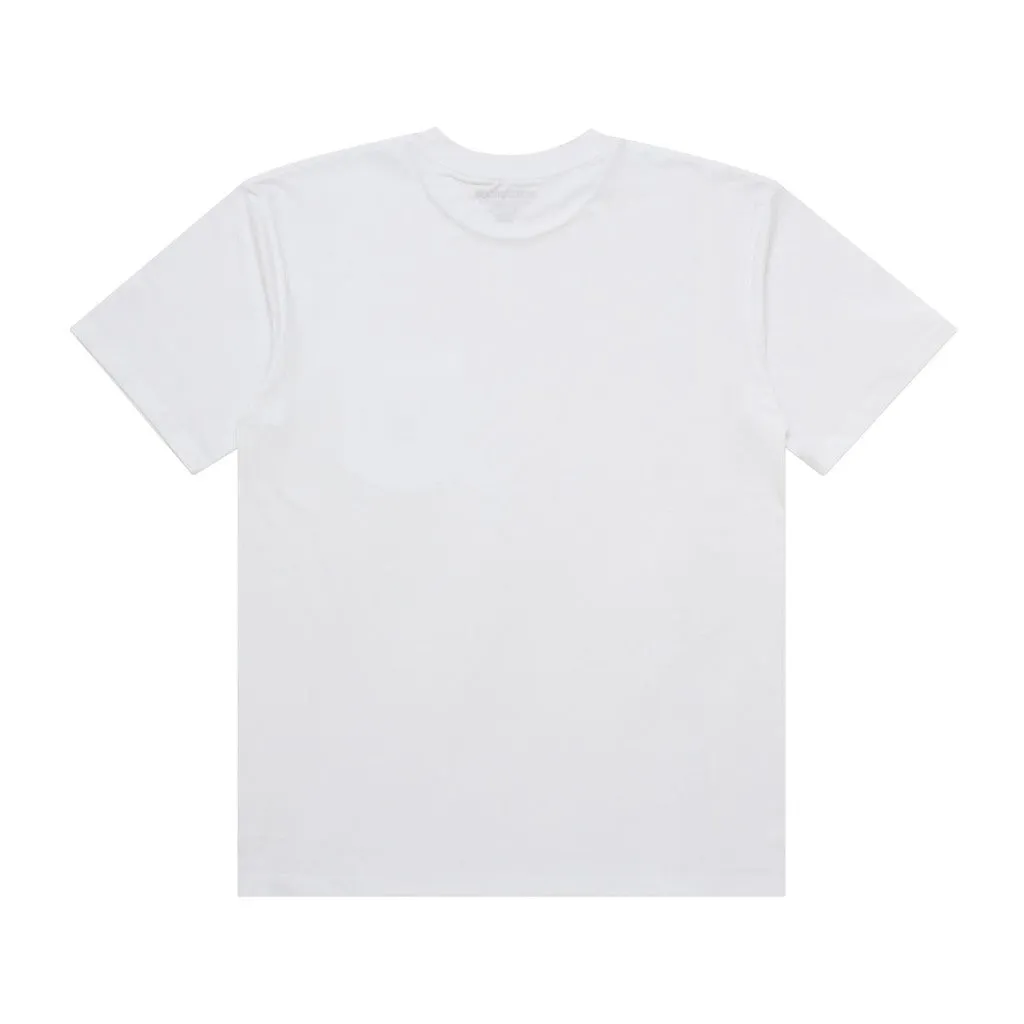 T-Shirt BASIC POCKET CROWN WHITE sold by Screamous product image thumbnail 4