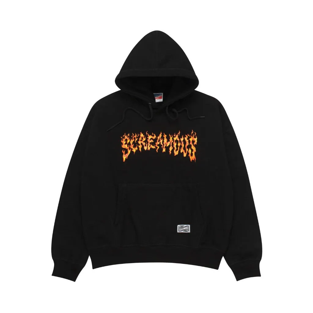 Pullover Hoodie Oversize VARM BLACK sold by Screamous