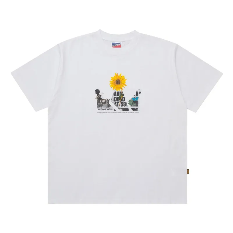 T-Shirt BOXY FIT 16s FIFTY FIVE and BEYOND AT HEART WHITE sold by Screamous