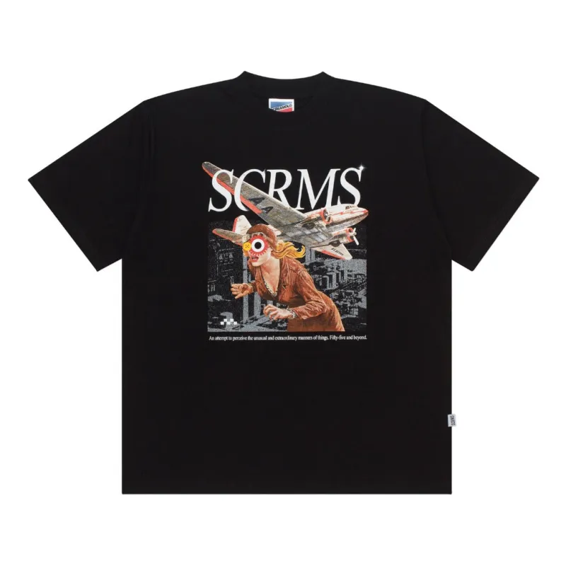 T-Shirt BOXY FIT 16s FIFTY FIVE and BEYOND RUNAWAY BLACK sold by Screamous