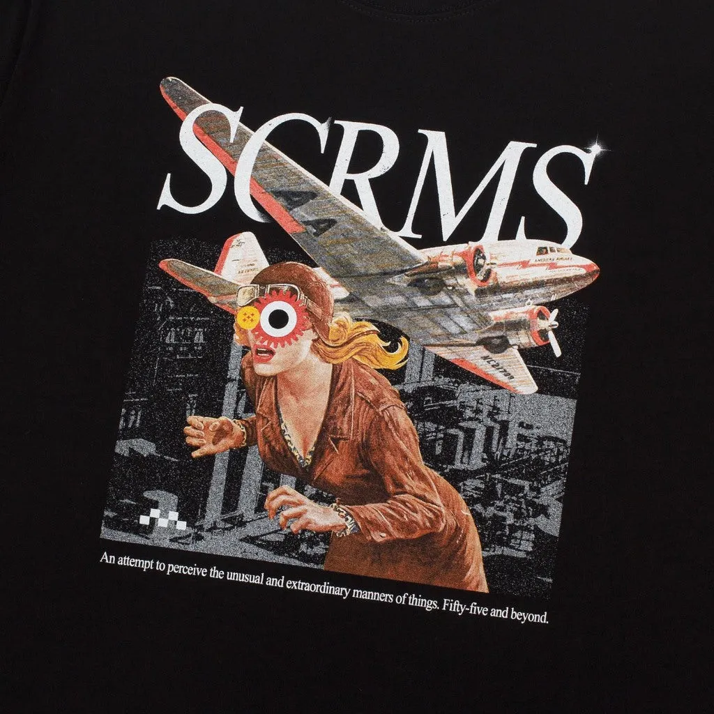 T-Shirt BOXY FIT 16s FIFTY FIVE and BEYOND RUNAWAY BLACK sold by Screamous product image thumbnail 2