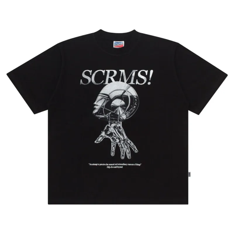 T-Shirt BOXY FIT 16s FIFTY FIVE and BEYOND ANDROID BLACK sold by Screamous